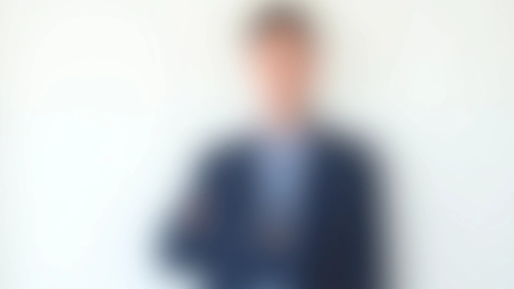 Manager schaut voraus auf weißem Hintergrund mit professionellem Blazer und selbstbewusstem Blick