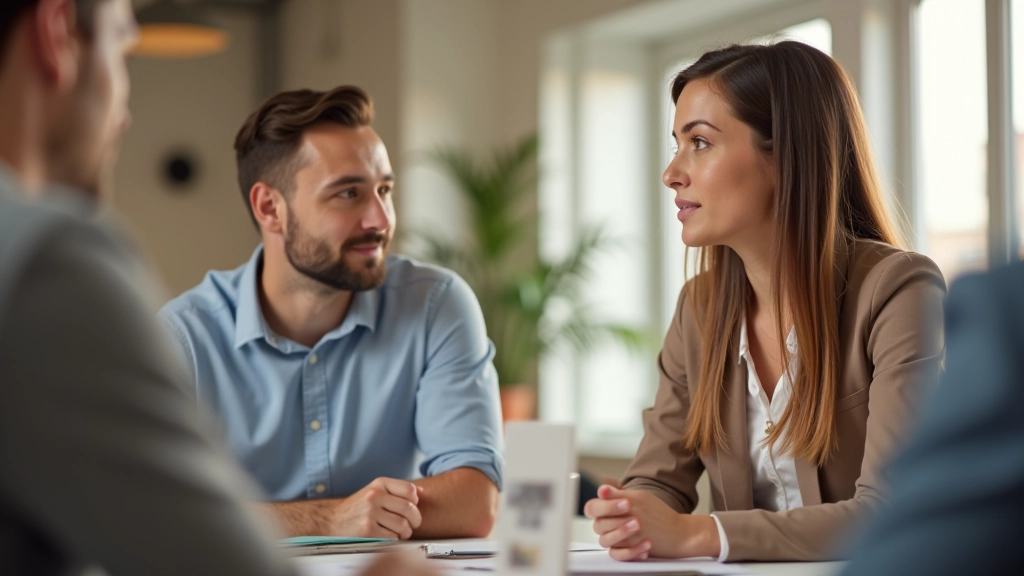 Team bei Brainstorming-Sitzung, aktiv in Diskussion über Projekte